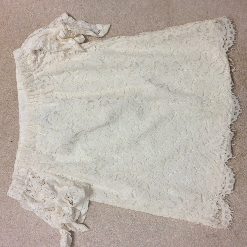 White lace top